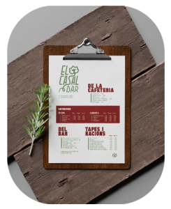 Carta de El Bar Casal
