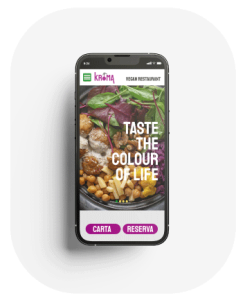 Web Restaurante Vegano Kroma